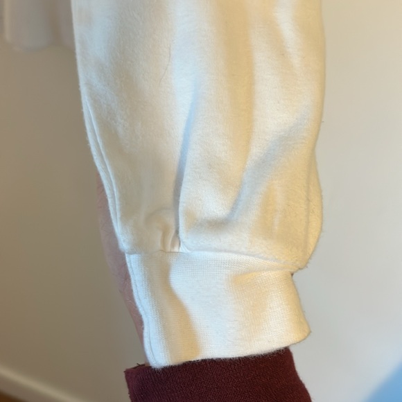 Odlo 1/4 Zip White Long Sleeve Base layer Shirt with Floral Collar Pattern Sz M - Picture 5 of 12